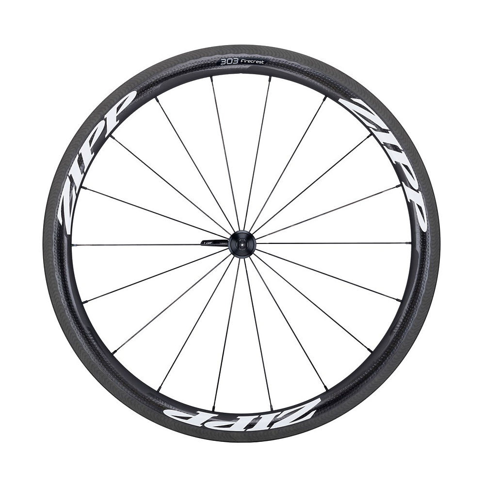 Roue avant Zipp 303 (boyau, QR, carbone) 2019 - Blanc - 700c