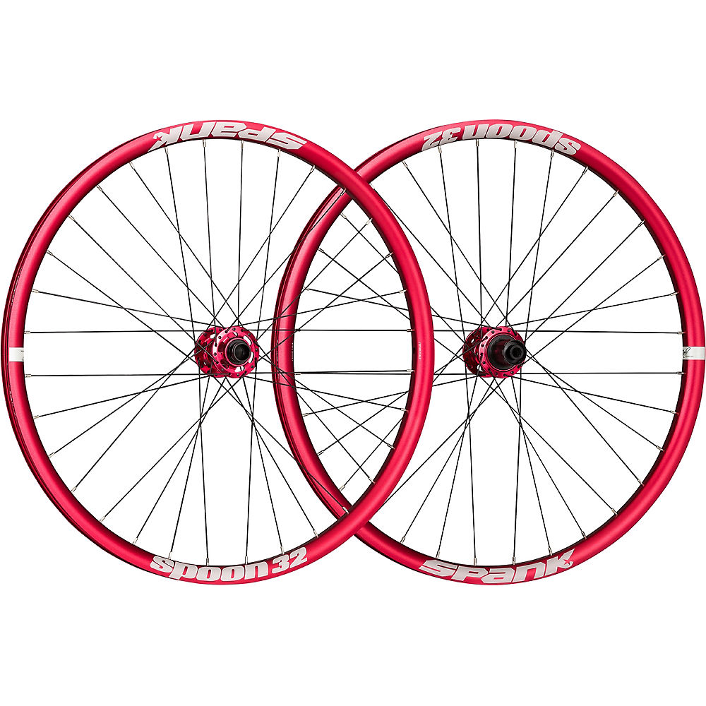 Paire de roues Spank Spoon 32 - Rouge - 150/157mm