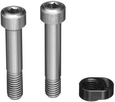 Nukeproof Mega Carbon Metric Shock Bolt - Silver - Inc. Flip Chip, Silver