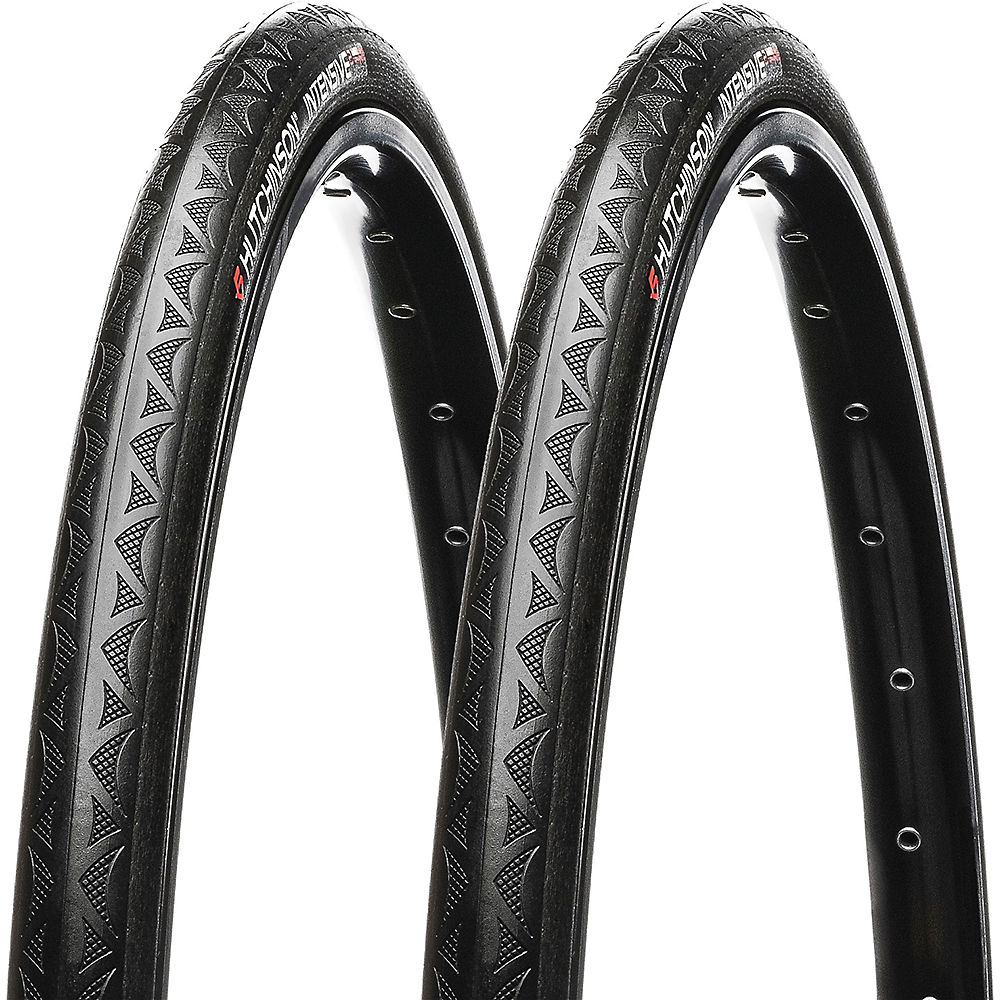 Pneus de route Hutchinson Intensive 2 TL (souples) - Noir - 700c, Noir