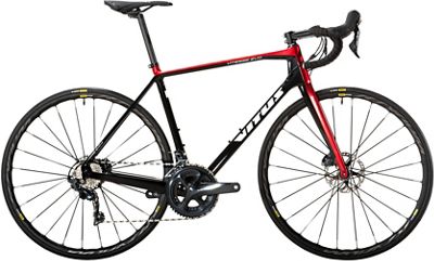 Vélo de route Vitus Vitesse Evo CRS (disque, Ultegra, 2019) 2019 - Noir - Rouge - XL
