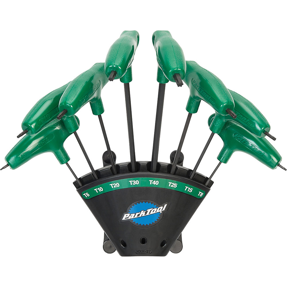 Image of Park Tool P-Handle Torx Wrench Set (PH-T1.2) - Green, Green