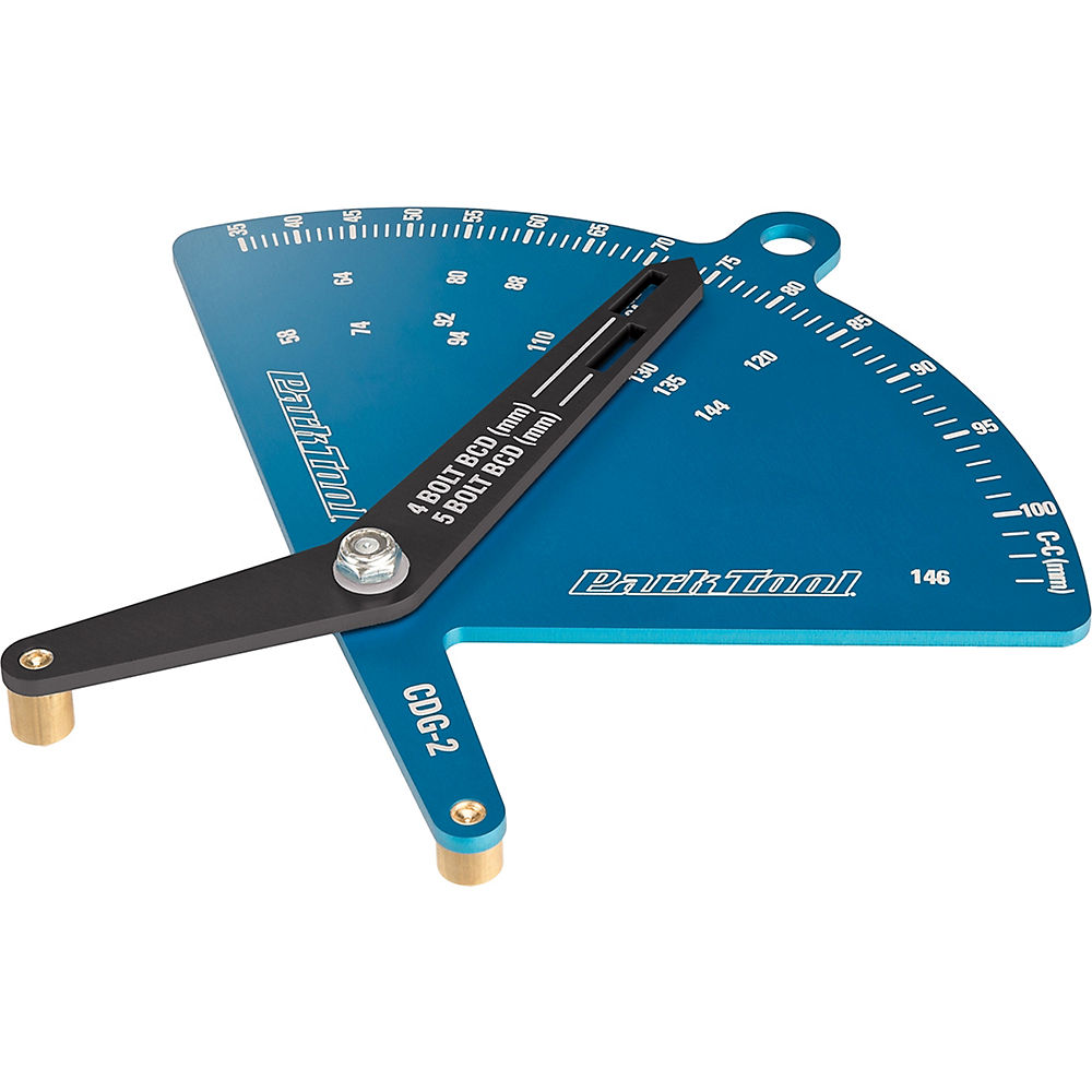 Jauge de diamètre de plateau Park Tool CDG-2 - Bleu, Bleu