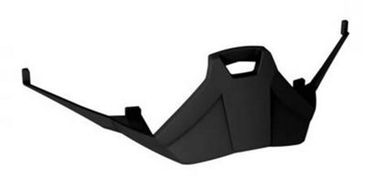 Leatt Nose Deflector Velocity 6.5 - Black, Black