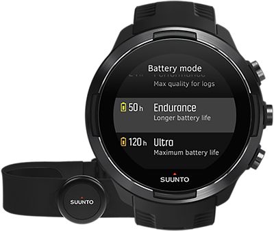 Suunto 9 Baro GPS Multisport Watch Bundle - Black, Black