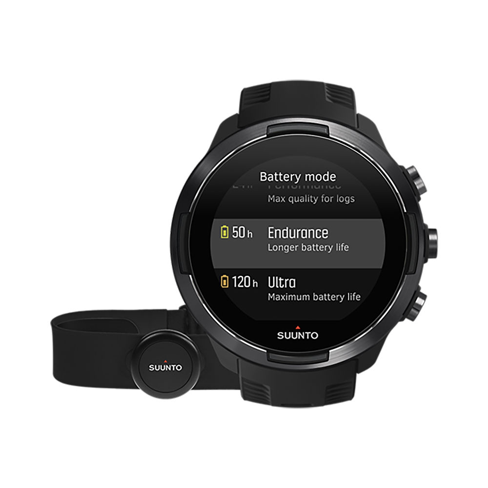 Suunto 9 Baro GPS Multisport Watch Bundle - Negro, Negro