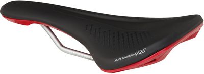 Spank Oozy 220 Saddle - Red - 144mm Wide, Red