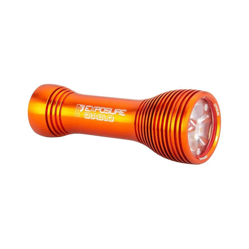 Éclairage avant Exposure Diablo Mk10 (avec fixations pour casque et cintre) - Orange brulé