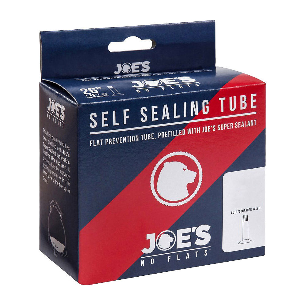 Joe's No Flats Self Sealing Tube - Schrader 48mm Valve - Noir - 20, Noir