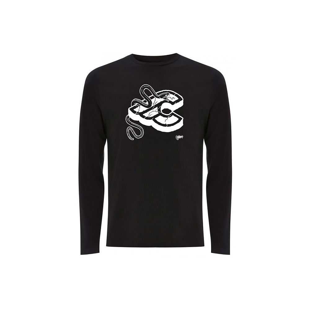 T-shirt Cinelli Mike Giant (manches longues) - Noir - blanc - XL