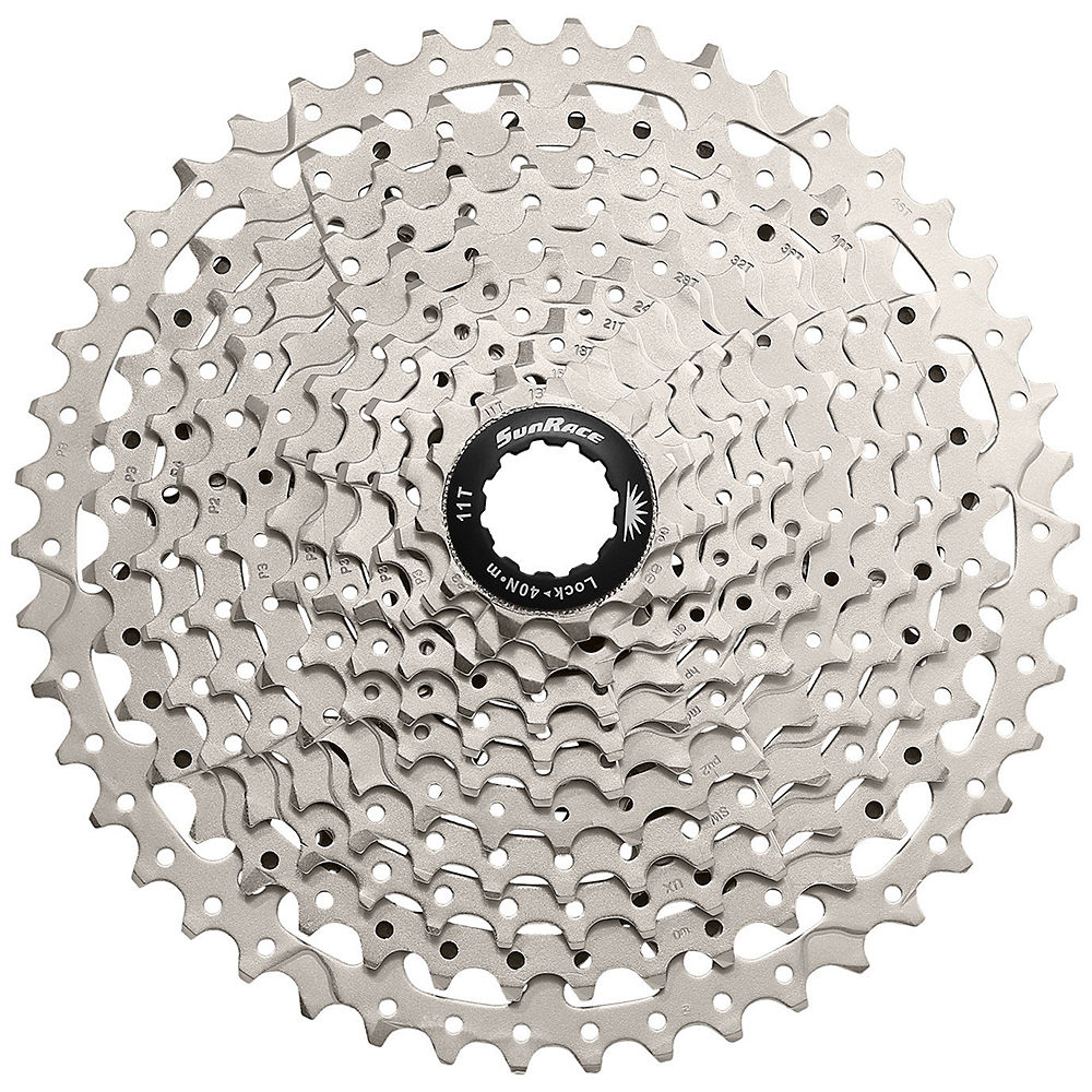 Cassette SunRace MS8 Wide-Ratio (11 vitesses) - Argent - 11-40t