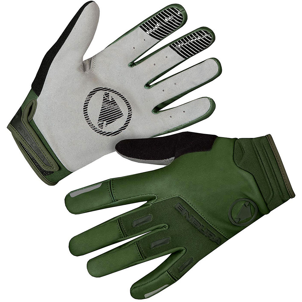 Gants Endura Singletrack (coupe-vent) - Vert forêt
