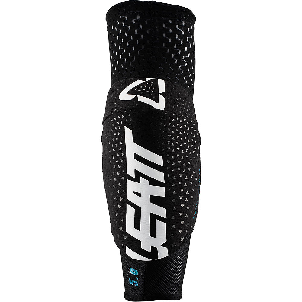 Leatt Junior Elbow Guard 3DF 5.0 2018 - Blanc-Noir - One Size, Blanc-Noir
