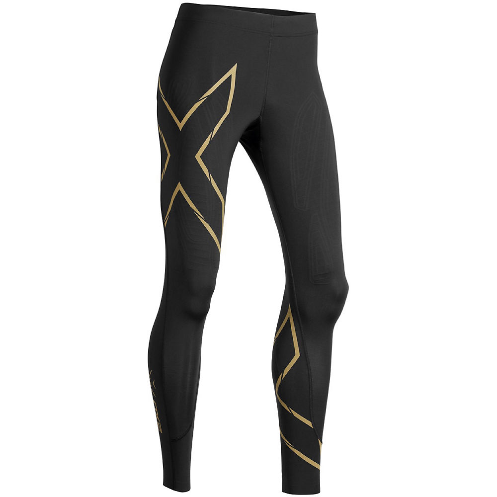 Collant de compression Femme 2XU MCS Run - Noir/Or - XL