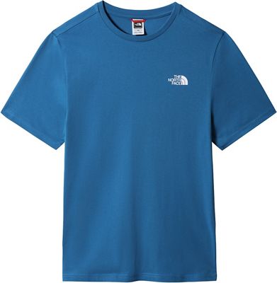 The North Face Simple Dome Tee SS18 - Banff Blue - XL}, Banff Blue