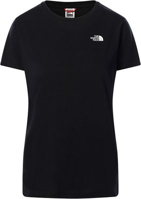 The North Face Women's S-S Simple Dome Tee SS18 - TNF Black - L}, TNF Black