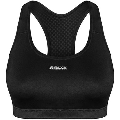 Shock Absorber Crop Top Bra - Black - S}, Black
