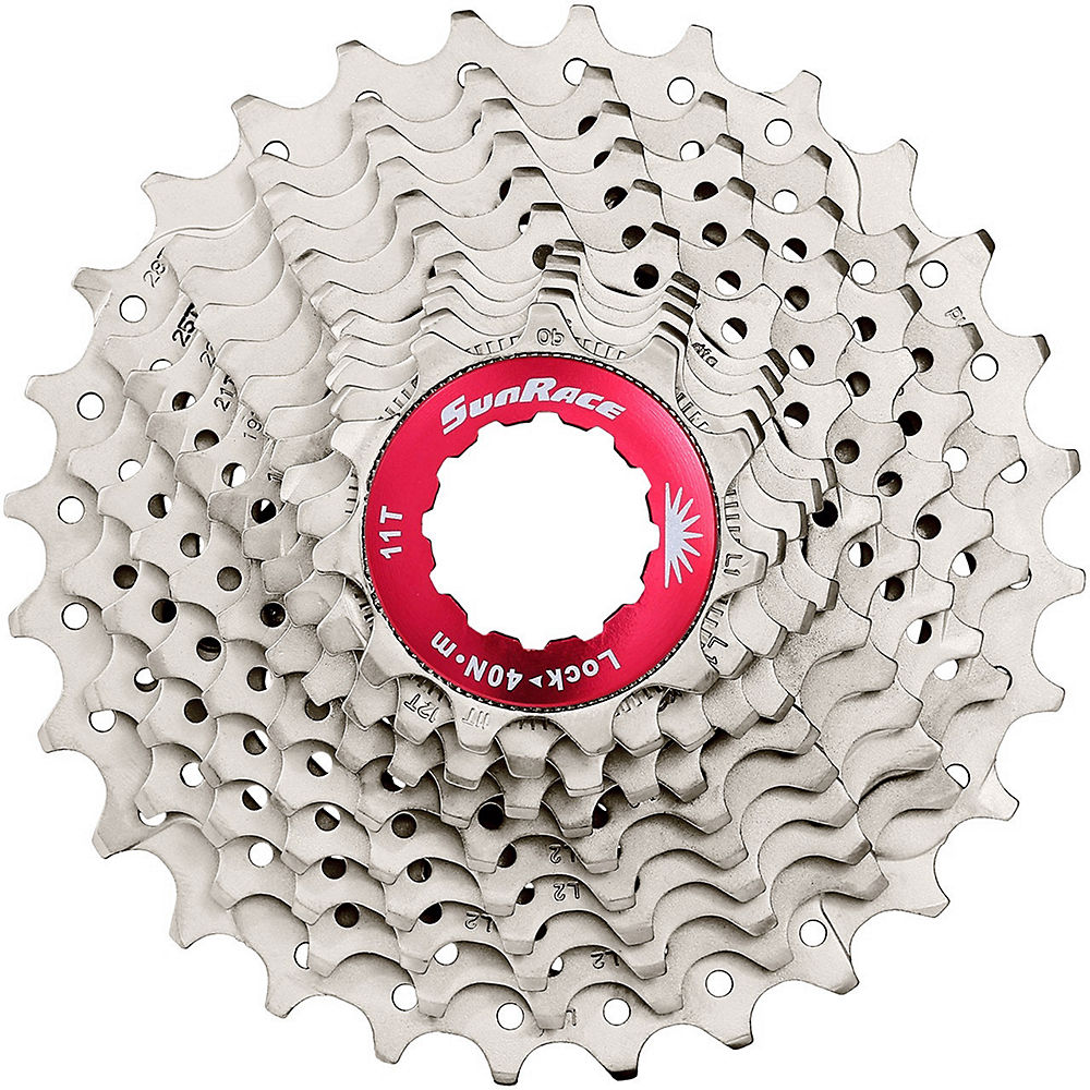 Cassette SunRace RX1 (11 vitesses) - Argent - 11-28t, Argent