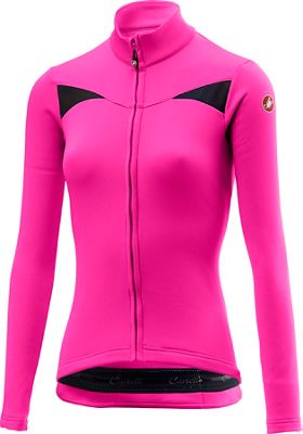 Maglia donna Castelli Sinergia (maniche lunghe)  - Pink Fluo, Pink Fluo