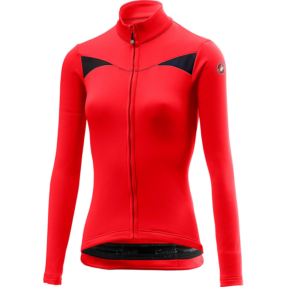 Maillot Femme Castelli Sinergia (manches longues) - Rouge