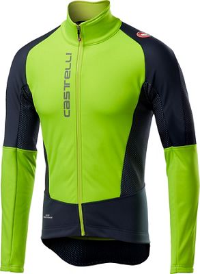 Veste Castelli Mortirolo V - Yellow Fluo/Noir