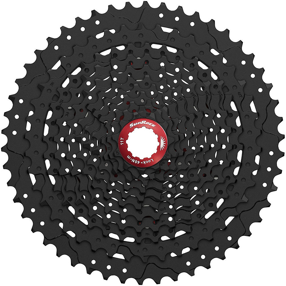 Cassette SunRace RX80 (11 vitesses) - Noir - 11-50t, Noir