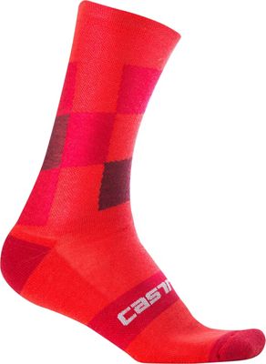 Chaussettes Castelli Diverso 2 18 - Rouge - S/M