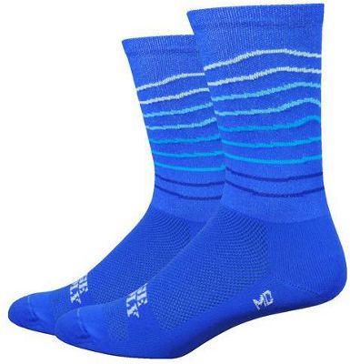 Chaussettes Defeet Aireator Ridge Supply (bleues, 15 cm environ) - Bleu/Neptune