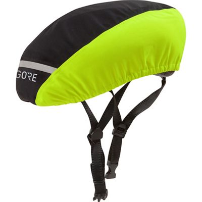 Gore Wear C3 Gore-Tex Helmet Cover - Noir/Neon Yellow - S/M