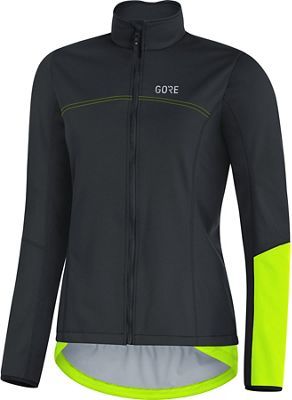 Giacca donna Gore Wear C5 Windstopper Thermo  - Black-Neon Yellow, Black-Neon Yellow