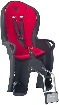 Hamax Kiss Rear Frame Mount Child Seat - Noir - Rouge, Noir - Rouge