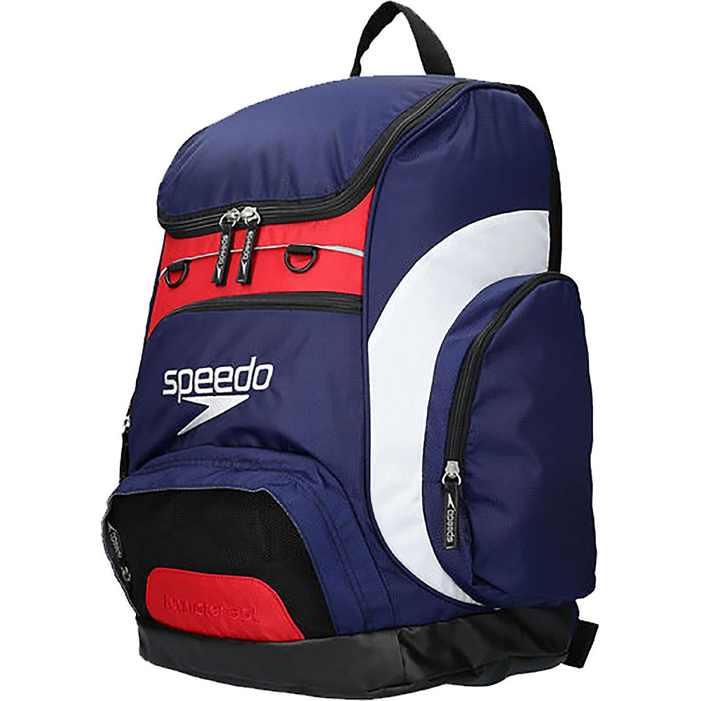 Zaino Speedo Teamster Rucksack 35L - Navy - Red - White - One Size, Navy - Red - White