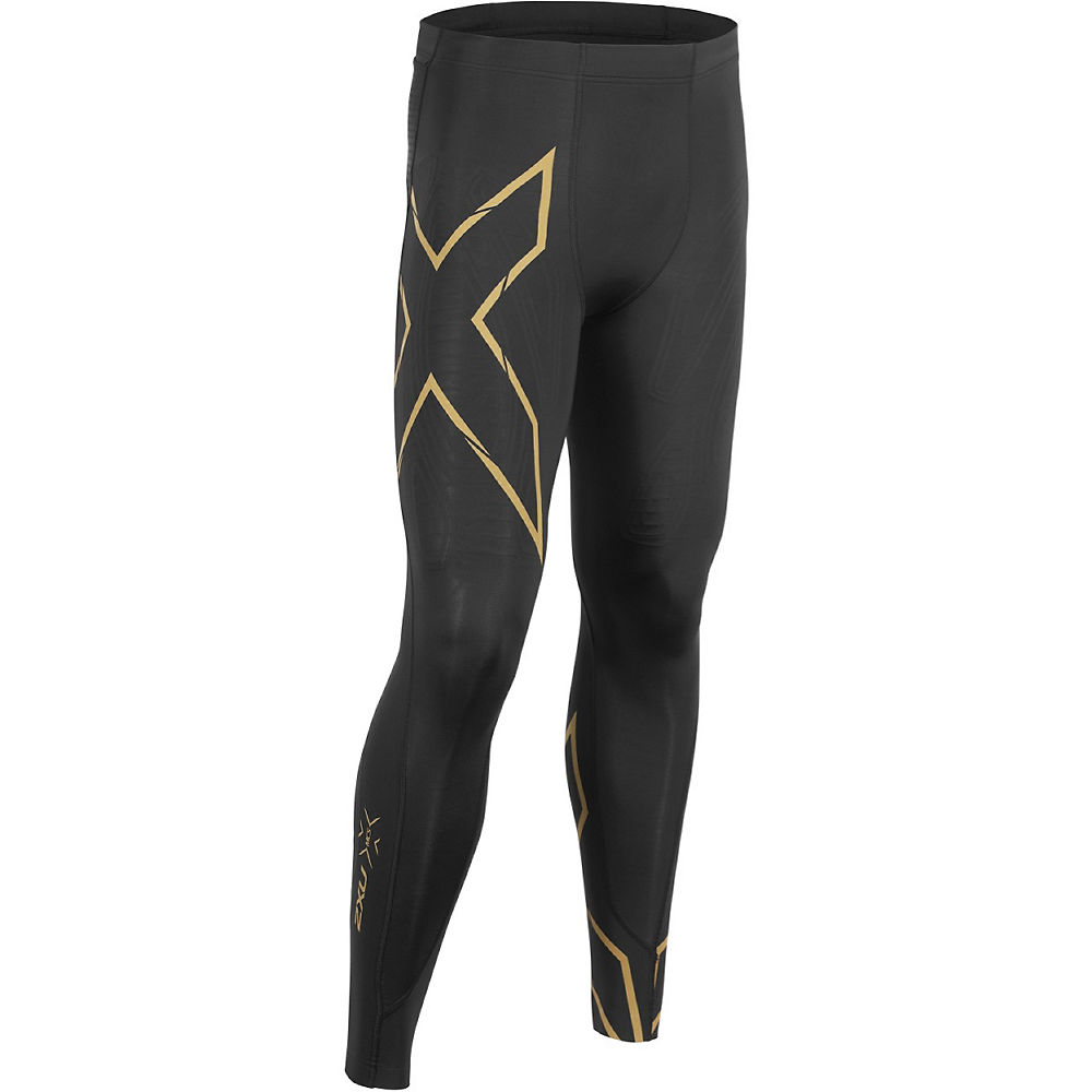 Collant de compression 2XU MCS Run - Noir/Or - XXL, Noir/Or