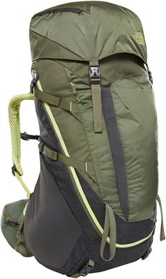 The North Face Women's Terra 55 Backpack 2020 - TNF Dark Grey Heather-Four Leaf Clover - Medium/Larg