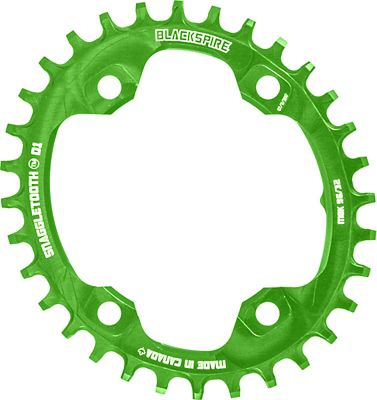 Blackspire Snaggletooth Nw Oval Chainring Xt M8000 Lime Green 4 Bolt Lime Green