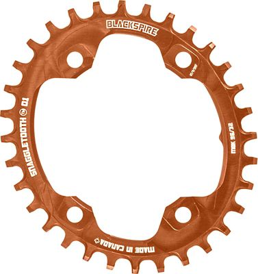 Blackspire Snaggletooth Nw Oval Chainring Xt M8000 Orange 4 Bolt Orange