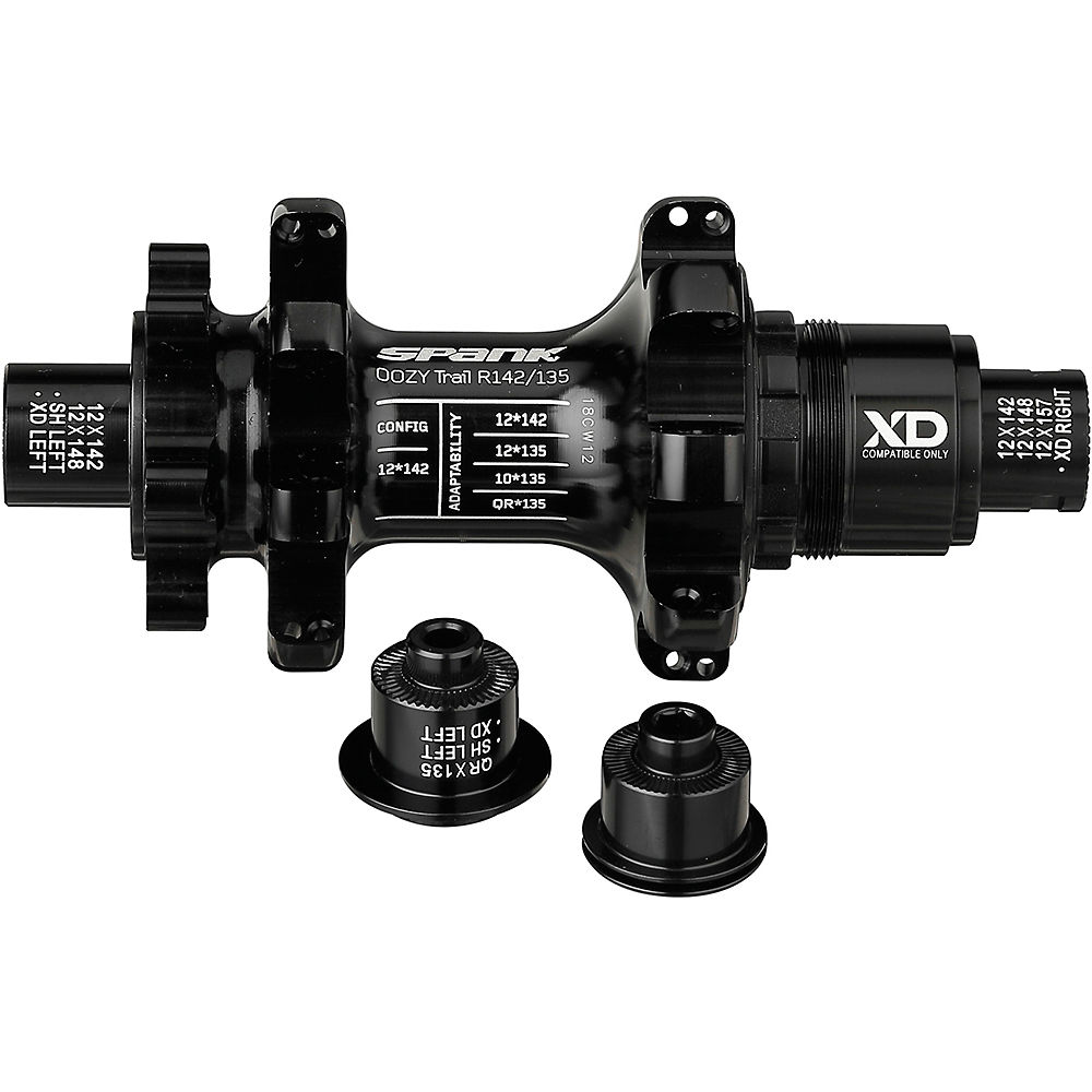 Spank Oozy XD Rear Hub - Noir - 12x148mm