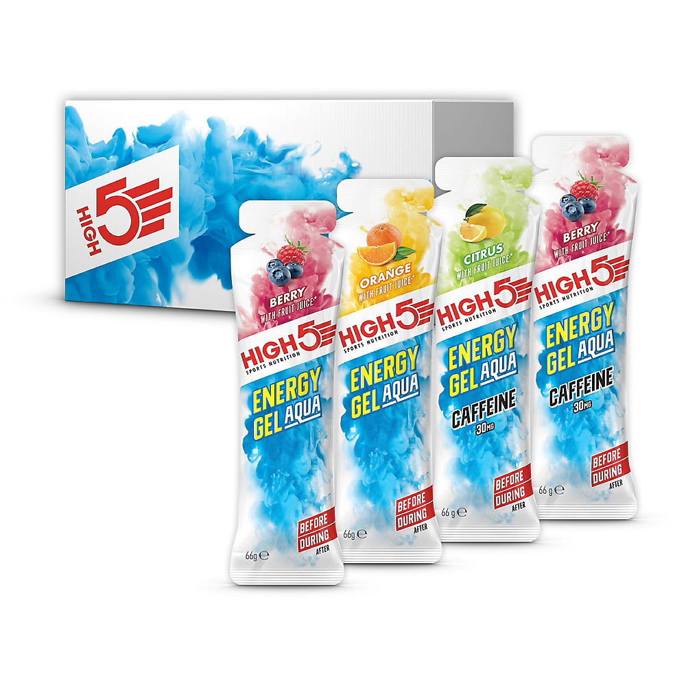 Gels énergétiques High5 Aqua (goûts mélangés, 15 x 66 g) - 1kg