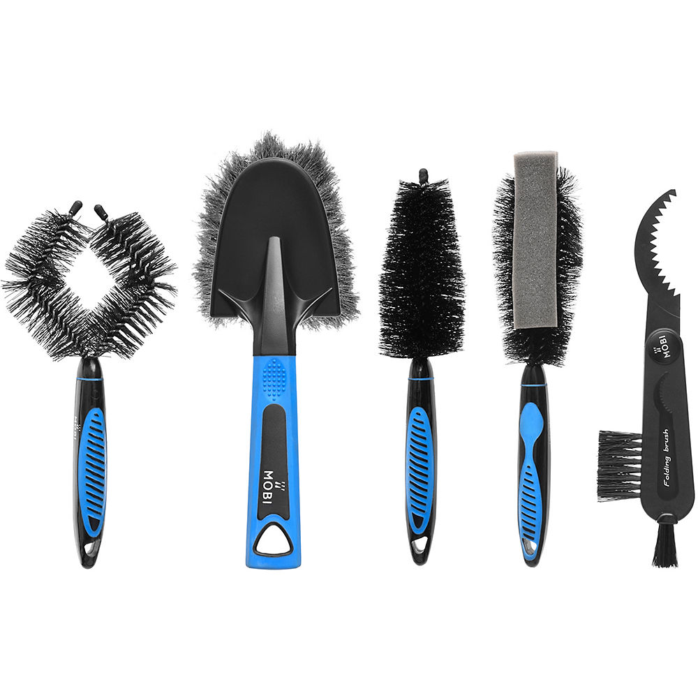 Lot de 5 brosses de nettoyage LifeLine - Noir-Gris, Noir-Gris