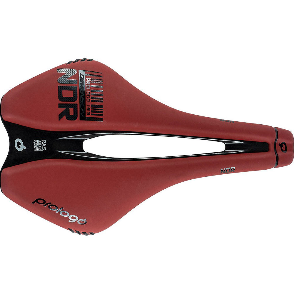 PROLOGO Dimension-NDR Saddle (Tirox Rails) - Red Rust - 245 x 143mm, Red Rust