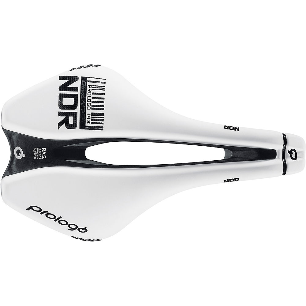 PROLOGO Dimension-NDR Saddle (Nack Rails) - Blanc-Noir - 245 x 143mm, Blanc-Noir