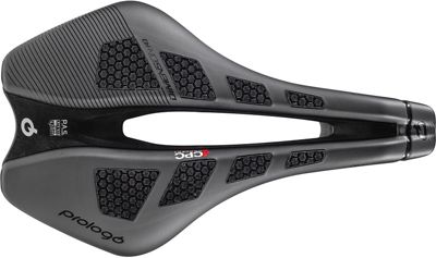 PROLOGO Dimension CPC Bike Saddle (Tirox Rails) - Hard Black - 143mm Wide, Hard Black