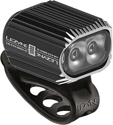 Lezyne Multi Drive Loaded Front Bike Light - Black, Black