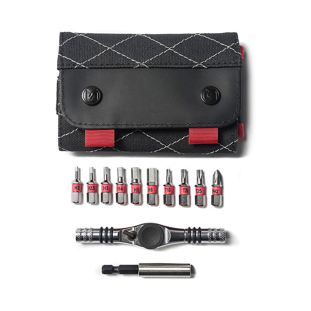 Kit d'outils de couple Silca T-Ratchet - Argent-Noir, Argent-Noir