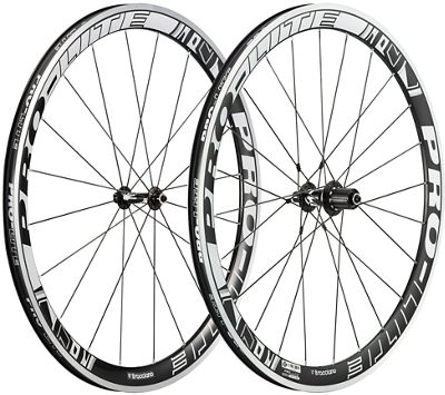 Pro-Lite Bracciano A42W Aero Road Wheelset - Black-White - 42mm, Black-White