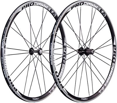 Pro-Lite Garda A30W Clincher Road Wheelset - Black-White - 30mm, Black-White