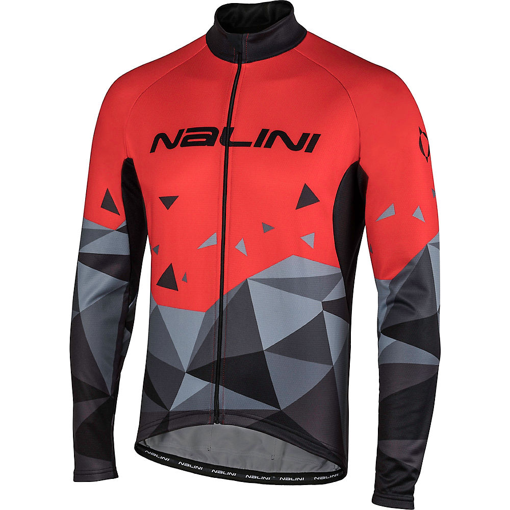 Maillot Nalini AHW Logo (manches longues) - Noir/Rouge
