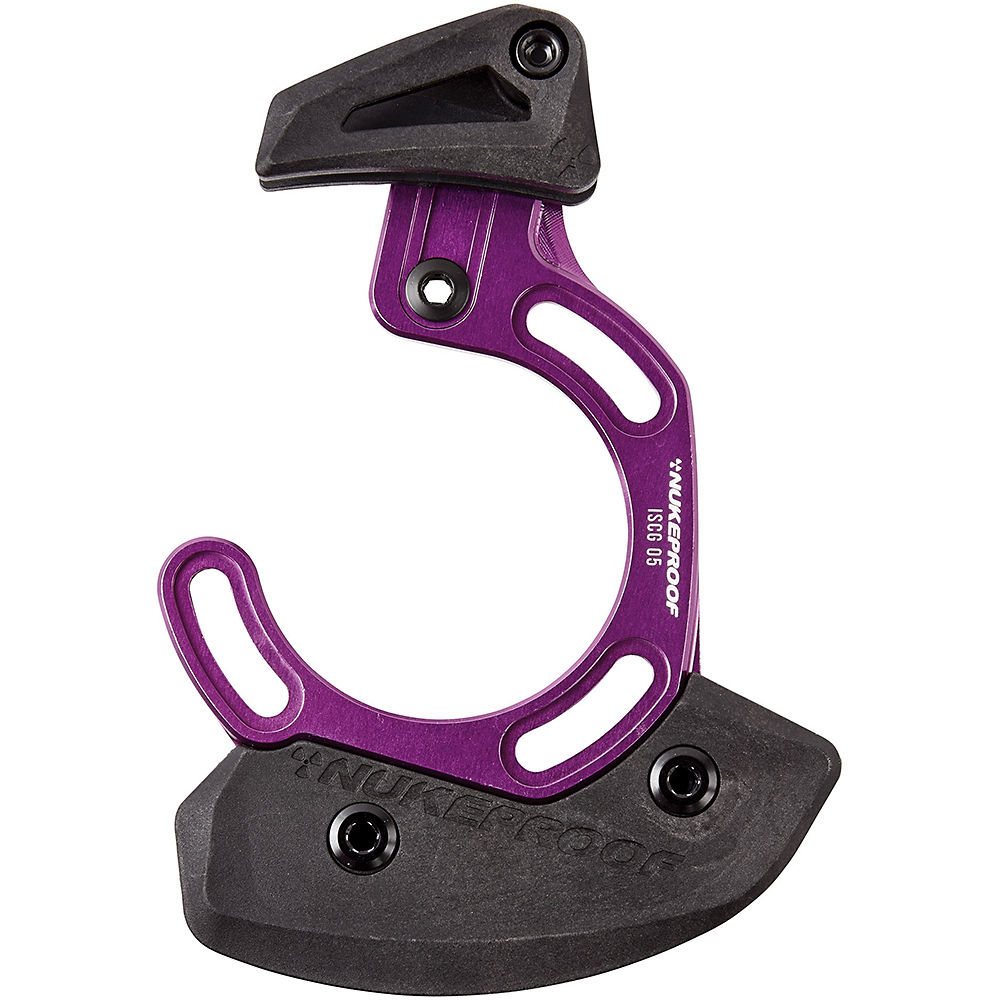 Nukeproof Chain Guide ISCG 05 Top Guide With Bash - Purple - Black - 28-36t}, Purple - Black