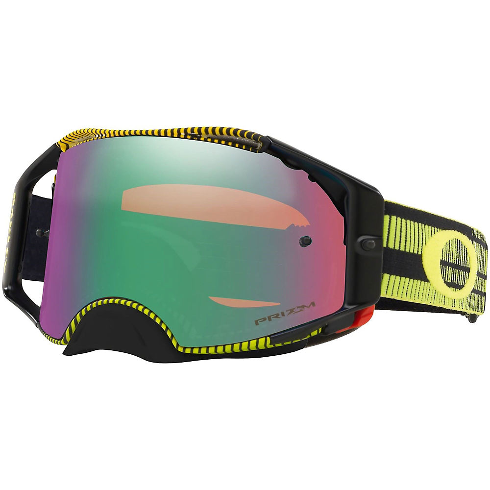 Oakley AIRBRAKE MX Prizm MX Jade Goggles - Frequency Green Yellow