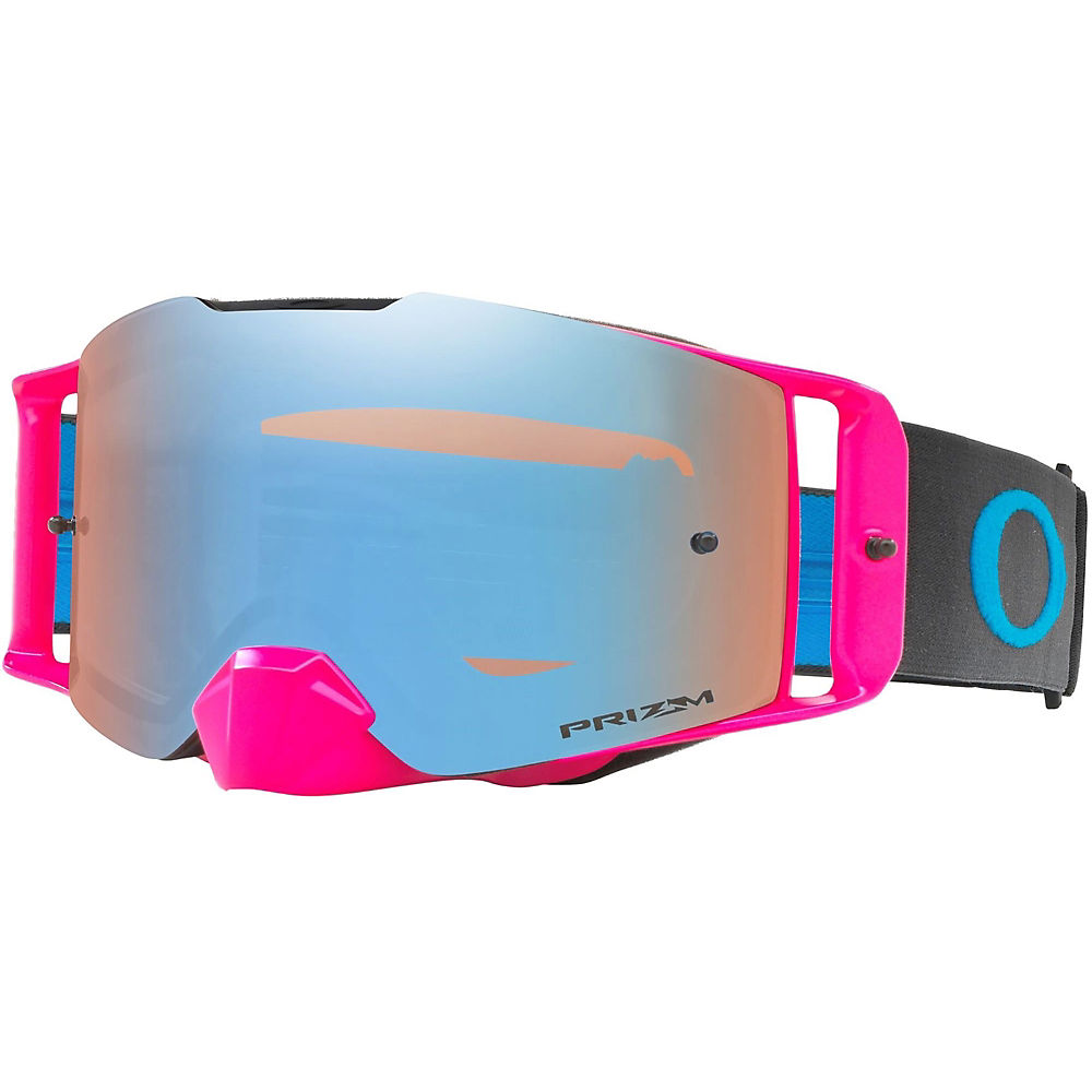 Oakley FRONT LINE MX Prizm MX Sapphire Goggles - Pink Blue